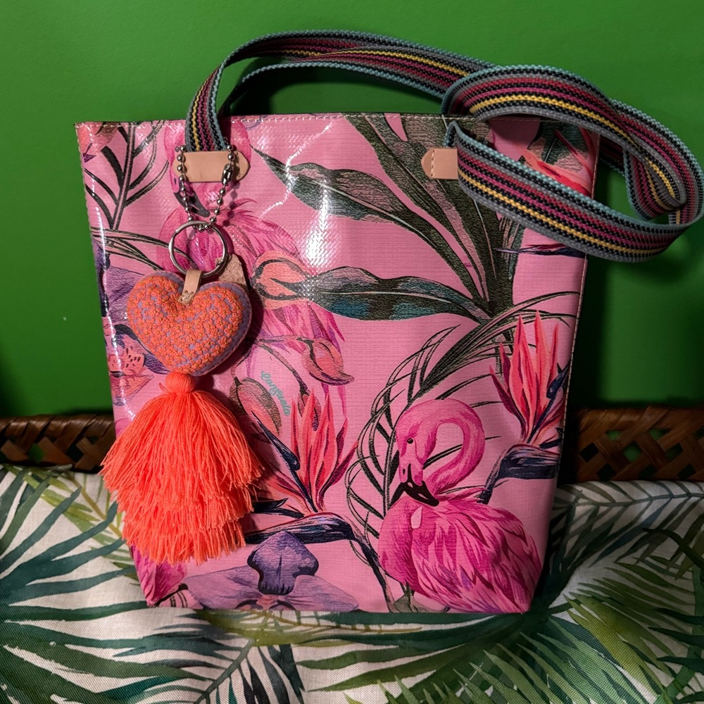 Retired Consuela “Brynn” Everyday 🦩 Flamingo Tote EUC